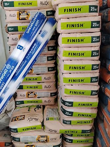 мишок: Шпаклевка финишная AlinEX FINISH, мешок 25 кг. Описание: - Сухая — 1