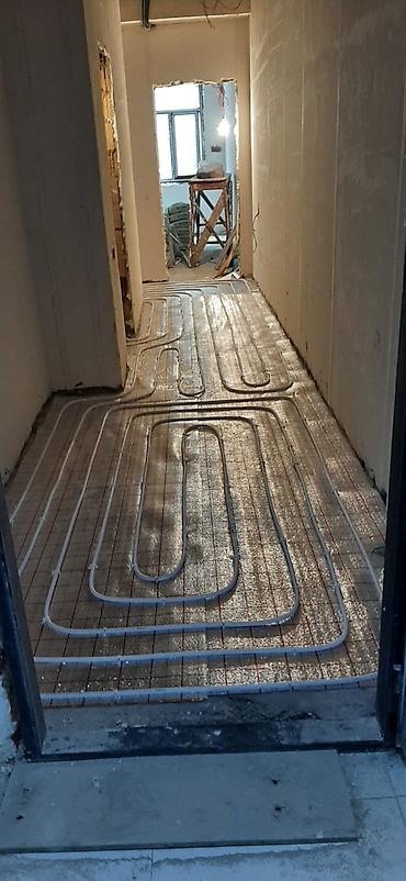 İstilik sistemi: Kombi sisteminin cekilmesi.kanalzasiya sistemleri.Divar ici unitaz ve — 11