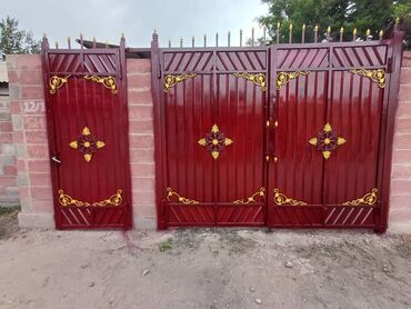 бишкек ахунбаева: Распашные ворота Металлические