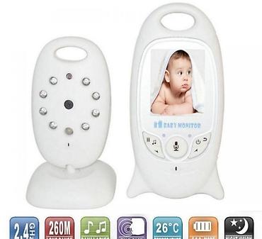 Радио аркылуу бала көзөмөлдөө: Видеоняня Baby Monitor VB601 с режимом ночного видения и двусторонней — 3