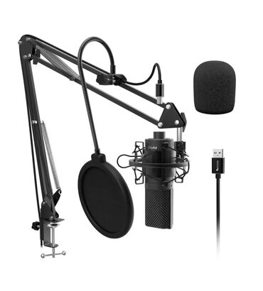 микрофон для компьютера цена: Продаётся микрофонный комплект Fifine T669, дешево 📍Fifine T669 -