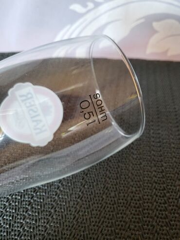 Čaše: Case nove,vintaz Kaiser za pivo. Case komada 6 u ceni — 10