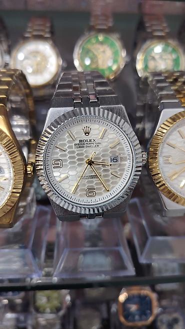 Aksesuarlar: Rolex tərzində klassik kişi qol saatları - Korpus və qolbaq — 7