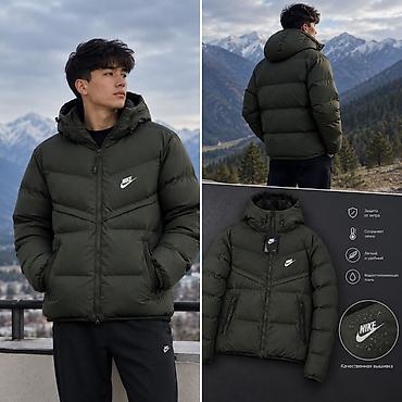 штаны nike tech fleece: Мужская куртка, XL, Nike, Б/у, цвет - Зеленый — 1