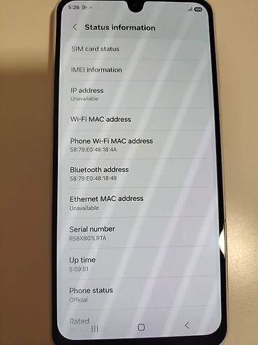 Samsung: Samsung Galaxy A34 5G – srebna boja Glavne karakteristike: - Ekran — 7