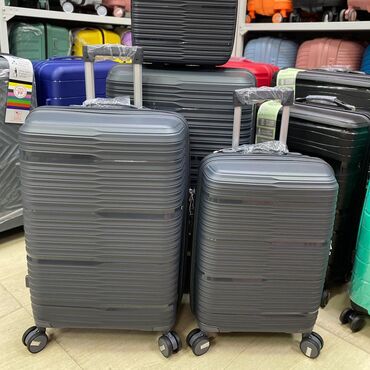 сумка глова: Комплект чемоданов 4в1 (Kейс, S, M, L) Доставка в черте города