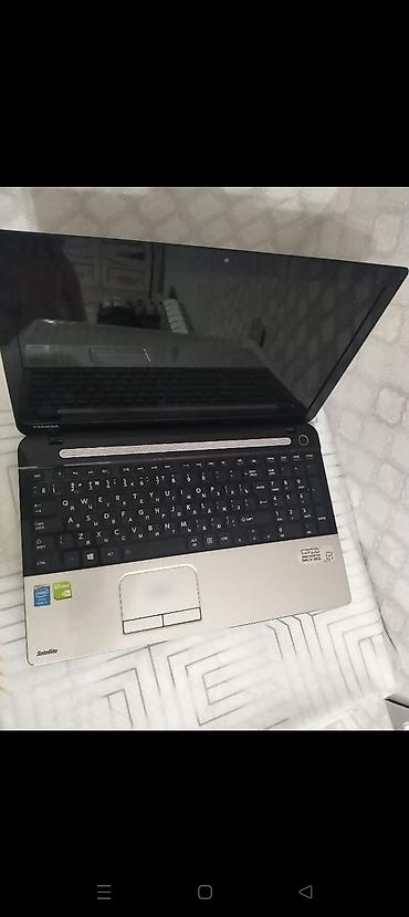 noutbuklar toshiba: Toshiba Satellite noutbuku - Ekran: 15.6" (parlaq panel) - Prosessor — 6