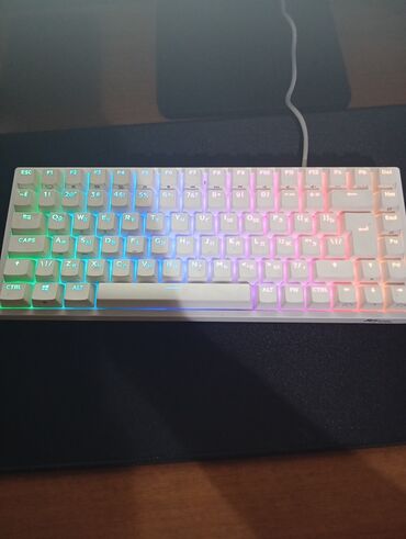 mx keys: Клавиатура, Royal Kludge, Механикалык, Bluetooth, Зымдуу туташтыруу, Өлчөмү: 65%