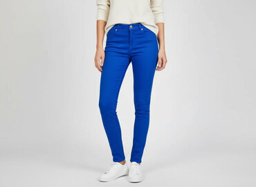 dżinsy rurki damskie allegro: H&M, Jeansy damskie, rozmiar S