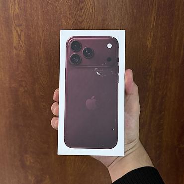 aifon 8: IPhone 17 Pro Max, Новый, 256 ГБ, Бордовый, Кабель, Коробка, 100 % — 8