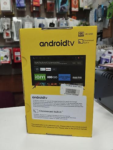 chromecast: Android TV Box – 4K UHD, Android 14.0, Chromecast built‑in kanalsiz - — 2