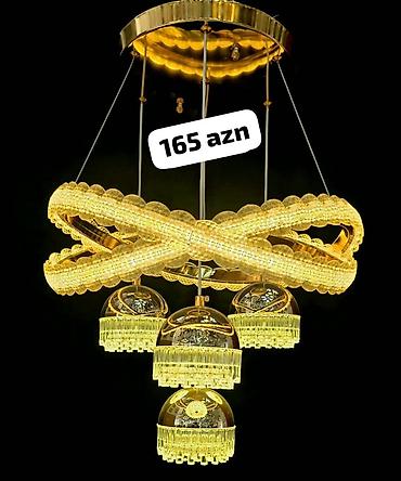 Çilçıraqlar: Çılçıraq, 10 və daha çox lampa, Xrustal — 33