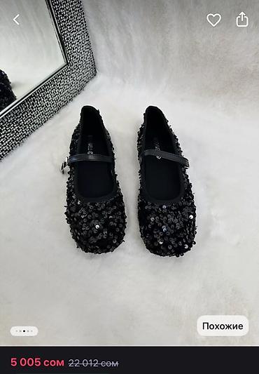 marc jacobs: Балетки Mary Jane в пайетках, черные. Подойдут под все, удобные и — 1