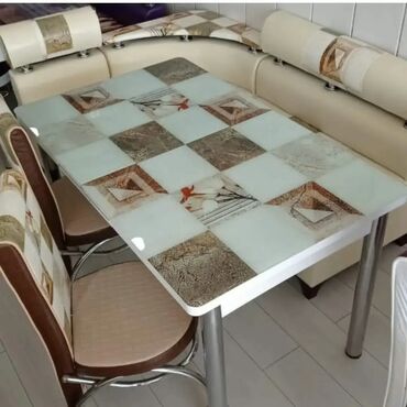 Divan və masa dəstləri: 🇹🇷Türk istehsalı Möhtəşəm ✨✨ Kuxna üçün stol stul dəsti 2 stul 1 — 11