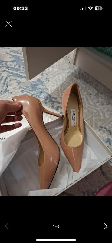балетки джинсовые: Лодочки Jimmy Choo - Модель: классические лодочки на шпильке -