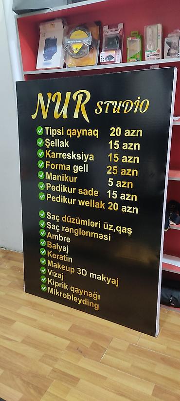 banner reklam: Hər Növ Reklam Xidmətləri Növ Reklam İşləri Qabarıq hərflər işıqlı — 10