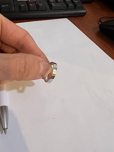 обручальное кольцо: Серебряное кольцо 925 проба, gümüş üzük 925 prob — 1