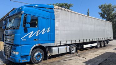 домик на колесо: Сүйрөгүч, DAF, Тенттелген