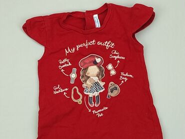 koszula wiązana w talii: T-shirt, Mayoral, 6-9 months, condition - Good