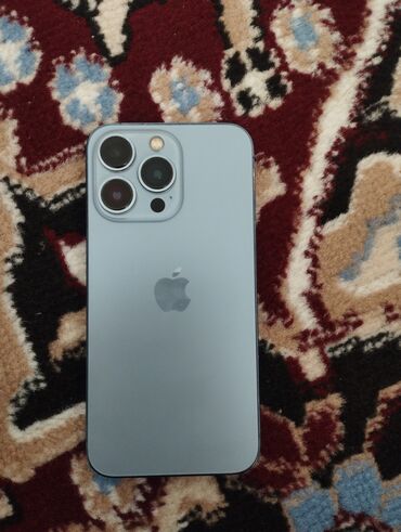 принтер телефон: IPhone 13 Pro, Колдонулган, 256 ГБ, Sierra Blue, Коргоочу айнек, 94 %