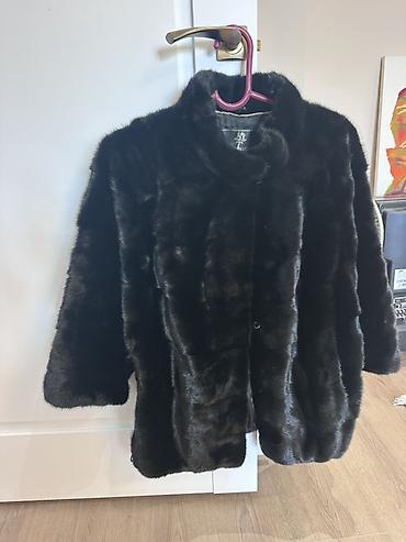 Шуба, Норка, Короткая модель, XL