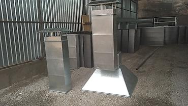 Установка вытяжек и вентиляции: Оцинкованные воздуховодные зонты/колпаки для приточно‑вытяжной — 28