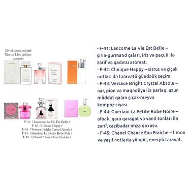 Ətriyyat: Heftelerle qalici 50 ml fransuski qadin etirleri, paltari yu geyin — 9