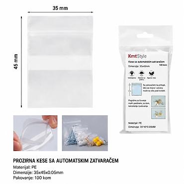 KMT Ziplock torba 2406368 Prozirne zip kese sa automatskim zatvaračem