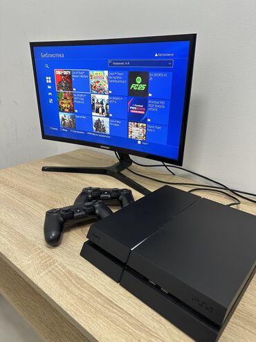 PS4 (Sony PlayStation 4): Продаю прошитую Sony PlayStation 4, 1000 гб. Приставка в отличном