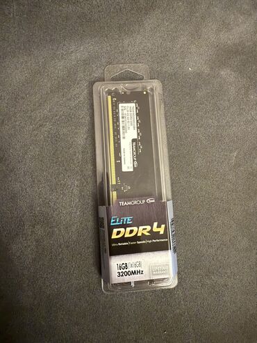 Sərt disklər (HDD): Operativ yaddaş (RAM) Team Group, 16 GB, 3200 Mhz, DDR4, PC üçün, Yeni