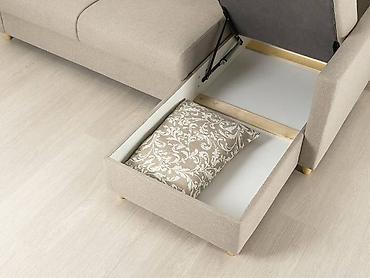 sofa: Диван Дилан, ТД420/2 Молочный кофейный, Дельфин, Диван Угловой — 5