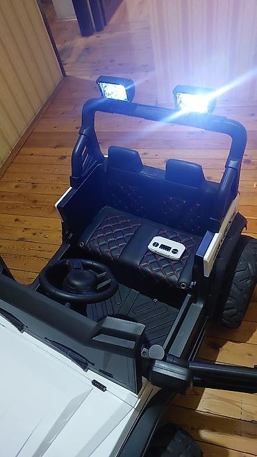 Uşaq üçün elektrik maşınları: Uşaq üçün elektrikli off-road tipli minik maşını - Korpus: ağ-qara — 5