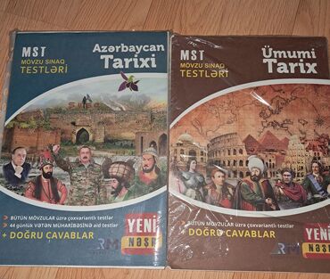 Qaşıqlar: Məhsul: MST Mövzu Sınaq Testləri – Tarix dəstəsi Tərkib: - 2 kitab