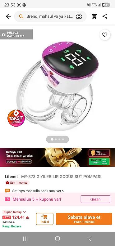 Uşaq dünyası: Elektron sud sagma aparati 2 dene satilirbaha alinib Mochi geyilə — 2
