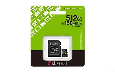 Kingston Canvas Select Plus Gen3 512GB microSDXC 150MB/s A1 Card +