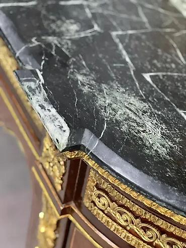 100cm: Stilska komoda sa mermerom i prelepim ukrasima 🪑 Komoda u odličnom — 5