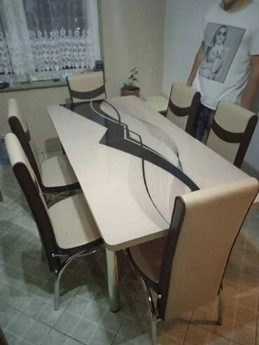 Kuhinjski setovi: 💯AKCIJAAA💯 STO I 6 STOLICA 250 EUR💛 Roba iz uvoza. Atraktivni dezeni — 12