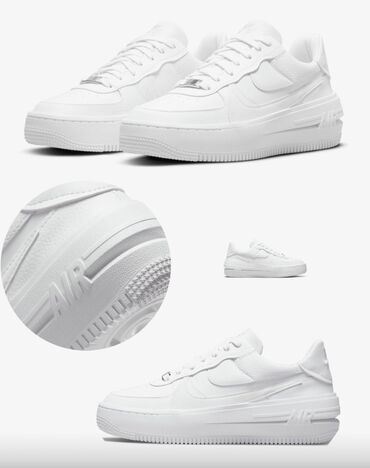 обувь для фитнеса: Кроссовки Nike Air Force 1 Fontanka, полностью белые (Triple White)