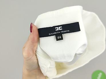 biale klapki hermes: Elisabetta Franchi, Spodnie materiałowe damskie, rozmiar M — 4