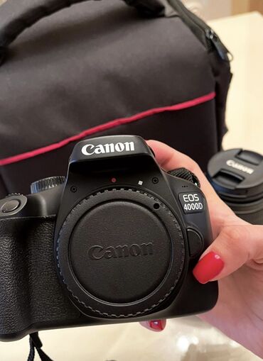 canon çanta: Canon yenidir demek olar eos 4000d modeldi. Hediyye alinib mene olcusu