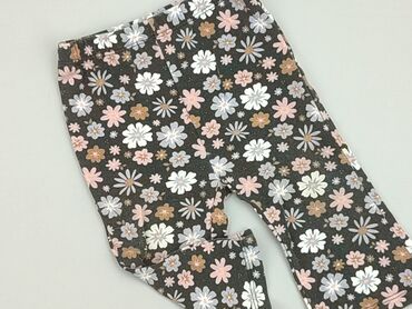 rajstopy czarne 92: Leggings, 6-9 months, condition - Good