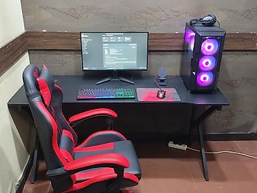 Masaüstü kompüterlər və iş stansiyaları: Parametrlər: 🟢 Ana Kart: B650 🟢 Prosessor: AMD Ryzen 5 9600X 🟢 Ekran — 10