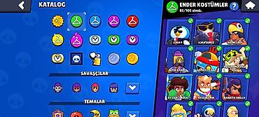 dj setup: Brawl Stars oyun hesabı – yüksək səviyyəli kolleksiya - Kupa yolu: 71 — 8