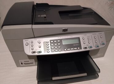 купить цветные принтеры: Принтер+сканер+фото+факс+ксерокс/5 в одном/.HP. Цветной.Б/у.Отличное