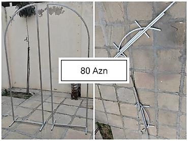 Dekorlar və bəzəklər: Tədbir dekoru və avadanlıqları - Metal dairəvi dekor halqası – 80 AZN — 7