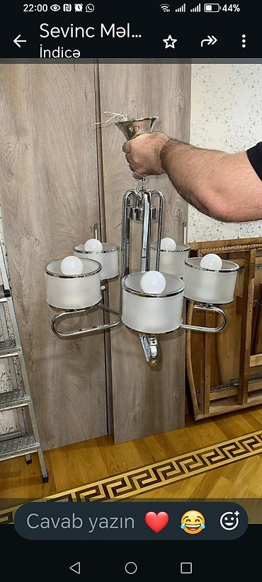 Çilçıraqlar: Çılçıraq, 5 lampa, Metal — 2