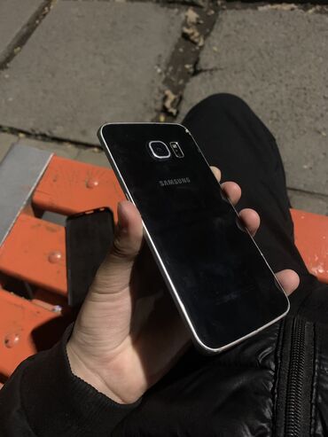 купить телефон а6: Samsung Galaxy S6 Edge, Б/у, 32 ГБ, цвет - Голубой