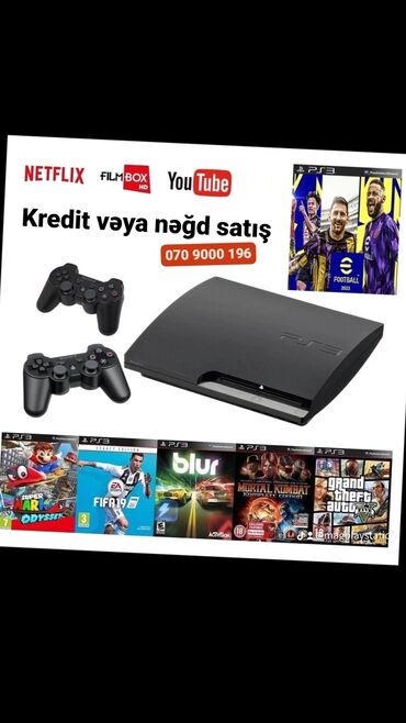 playstation 3 satış: Playstation 3 məhsullarımız artıq satışda Məhsulu nəğd/hissəli ödəmə