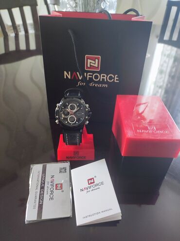 Новый, Наручные часы, NaviForce, цвет - Черный