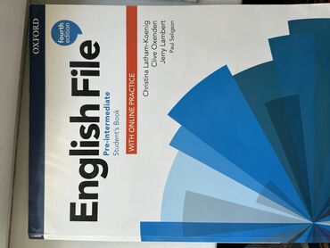 англис тил китеп 8 класс: Книга English File pre-intermediatefourth edition б/у в хорошем